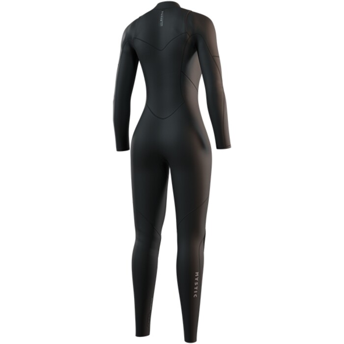 2025 Mystic Womens Star 4/3mm Chest Zip Wetsuit 35000.250051 - Black